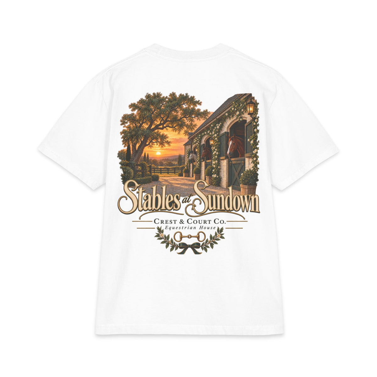 Stables at Sundown Heavyweight Tee