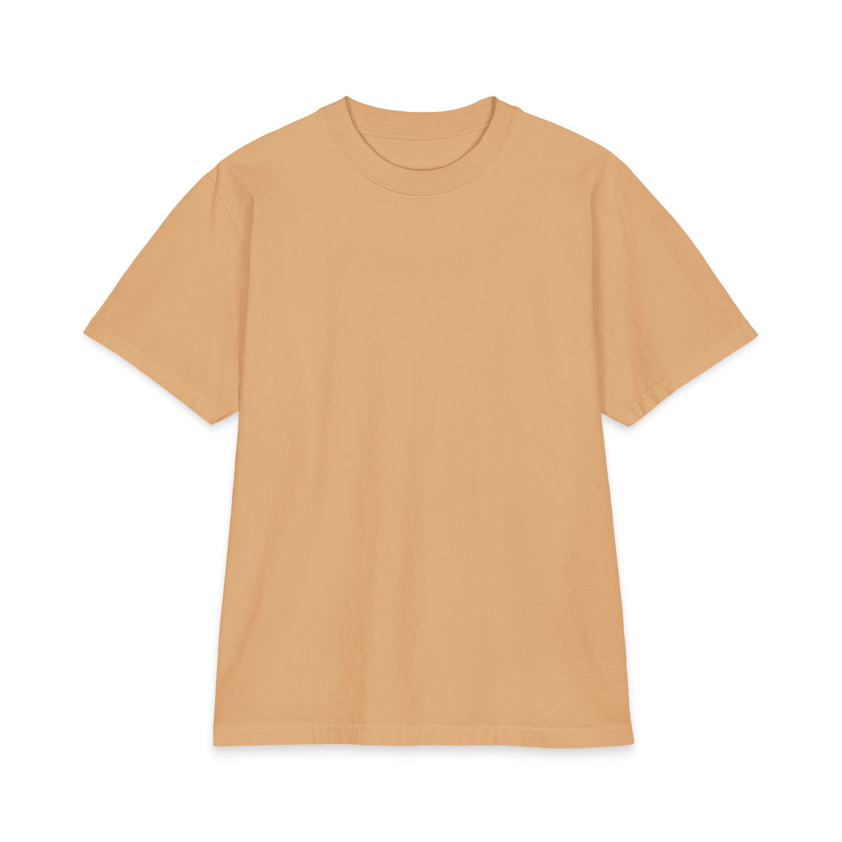 Crest & Court Highland Chalet Club heavyweight tee in Khaki — product mockup 1